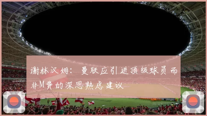 谢林汉姆：曼联应引进顶级球员而非M费的深思熟虑建议